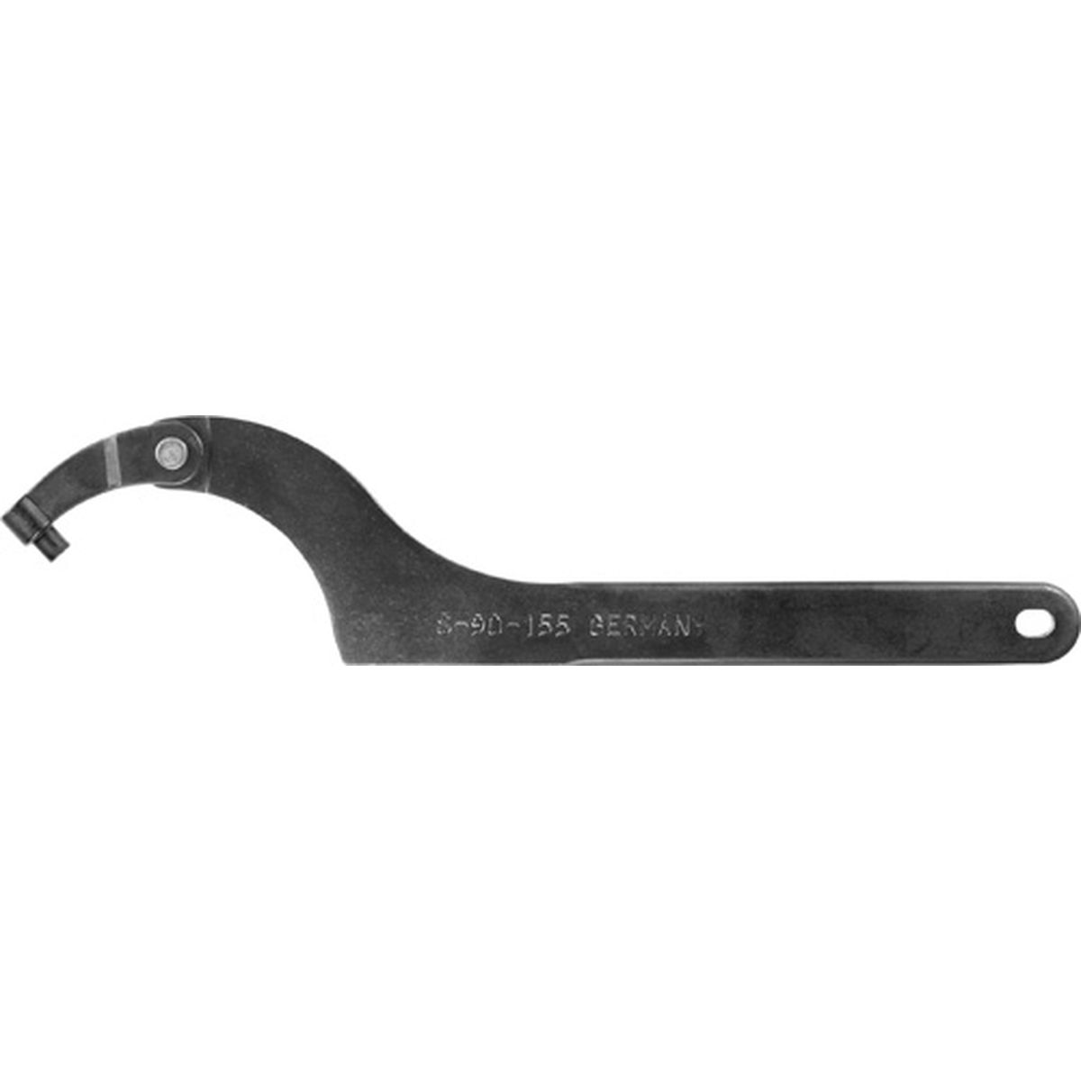 776SC 60-90x5 Hinged hook wrench with pin AMF