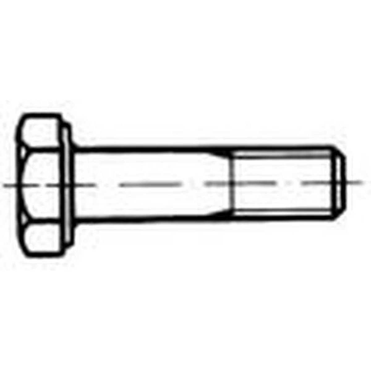 Schraube ISO4014 / ähnl. DIN931 ZN 5.6 M27x100  